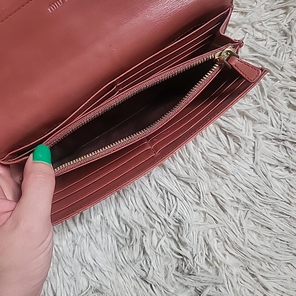 Miu Miu Wallet Long Wallet Leather Crocodile Womens - Used Flawed - Picture 13 of 13